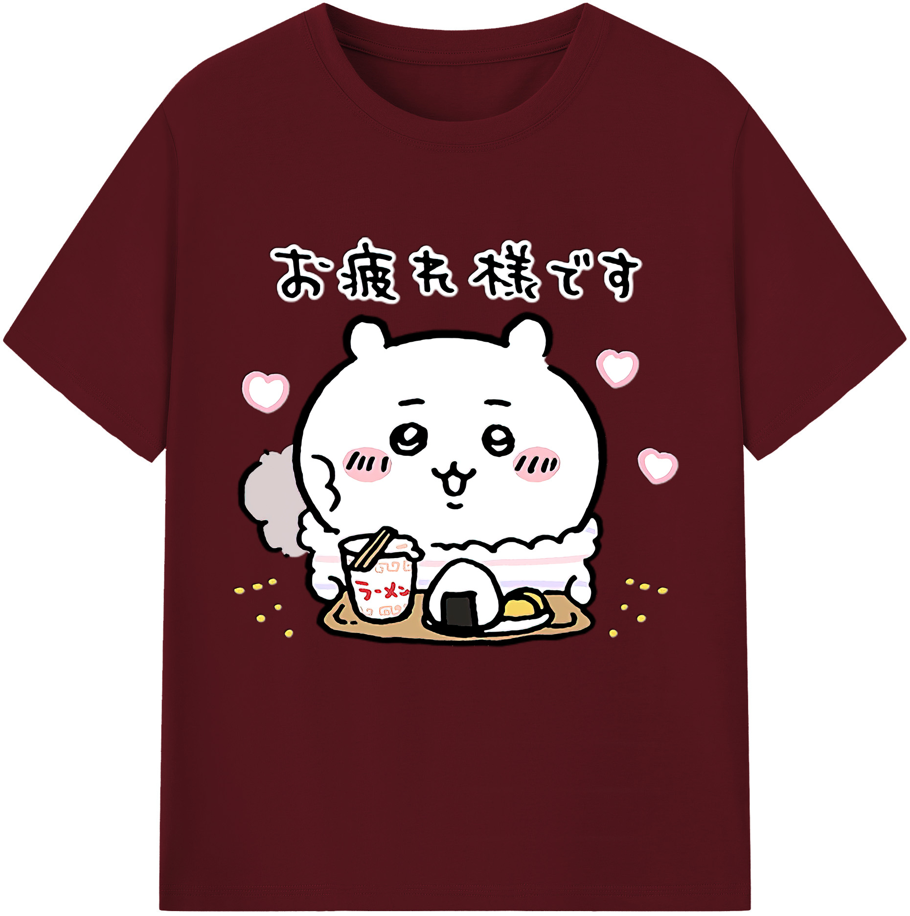 （画像用） ちいかわ ちいかわ Chii-kawa chiikawa 綿100％半袖Tシャツ（フロントプリント）